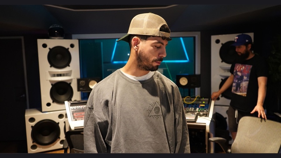 Producer in the studio