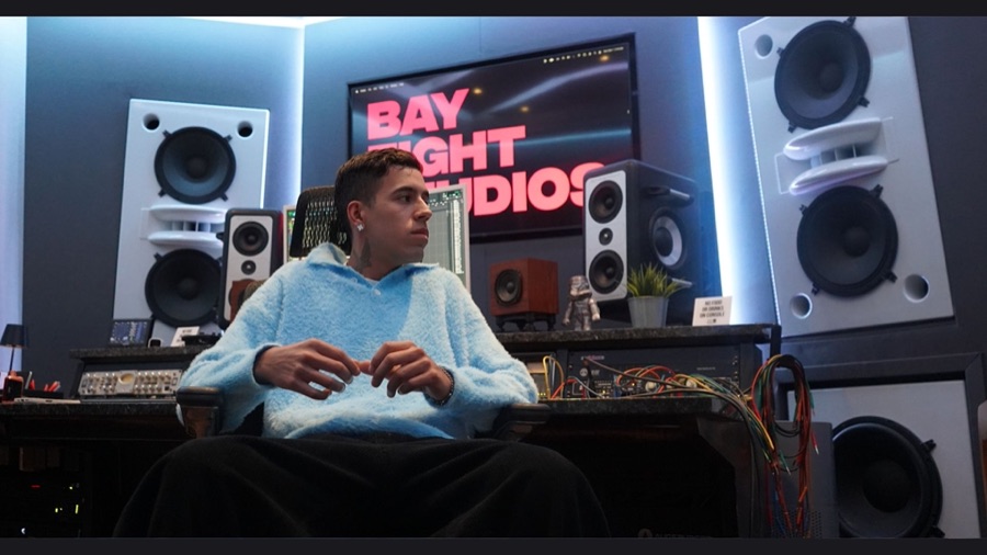 Artist in the control room